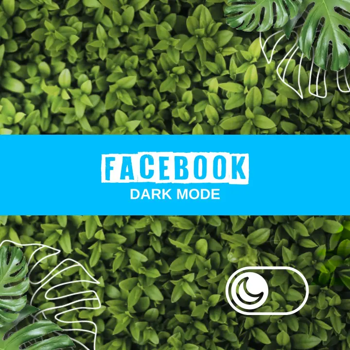 Facebook dark mode